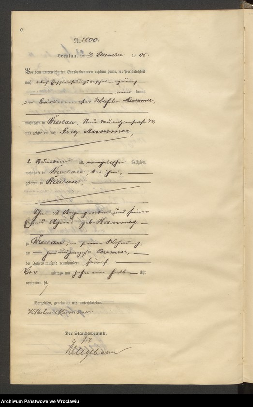 image.from.unit.number "Sterbe-Haupt-Register Breslau II 1905 Band 8"