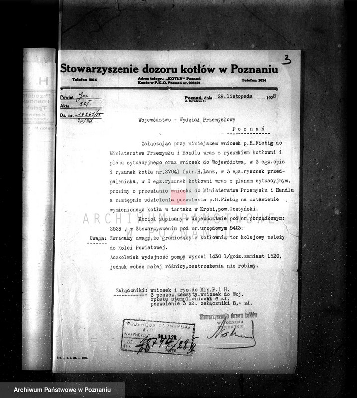 Obraz 7 z jednostki "Mleczarnia Fr. Stefańskiego w Krobi pow. gostyński"