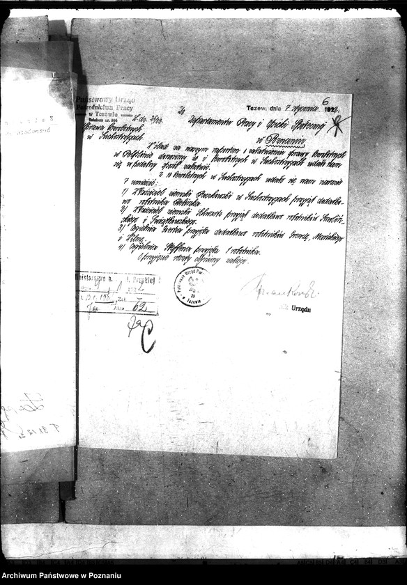 Obraz 10 z jednostki "[Wnioski i korespondencja w sprawie zatrudnienia bezrobotnych]"