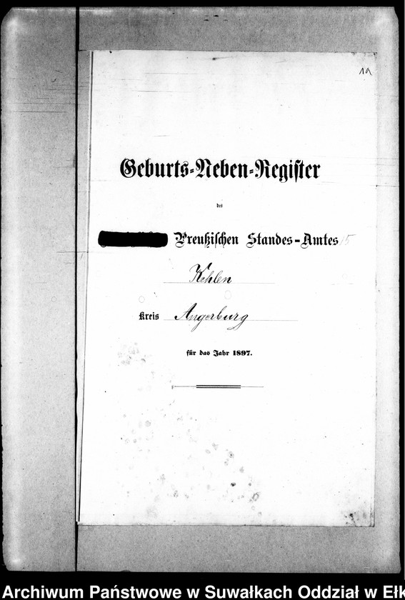 image.from.unit.number "Geburts-Neben-Register des Preussischen Standes-Amtes Kehlen Kreis Angerburg"