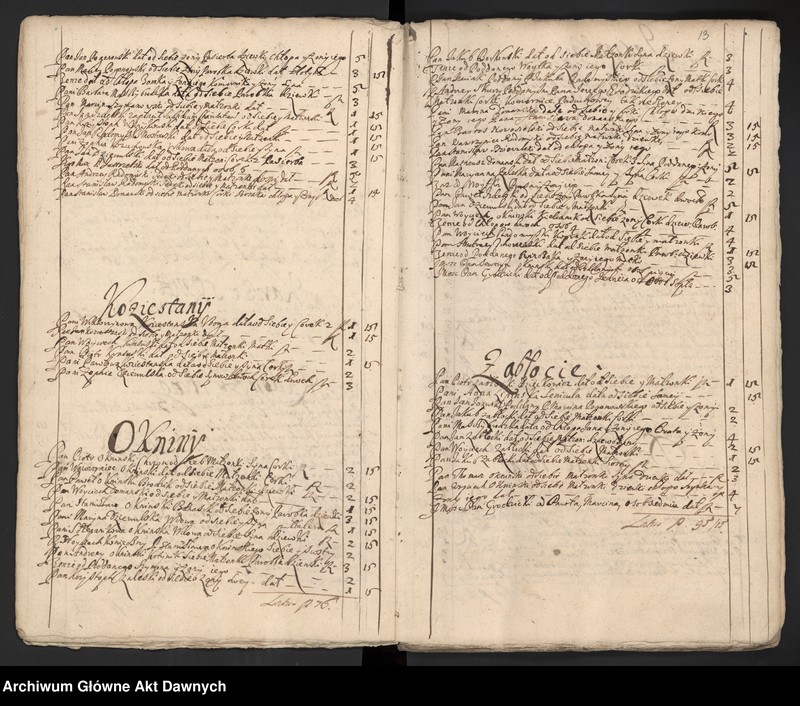 image.from.unit.number "Rejestry pogłównego generalnego z różnych województw."