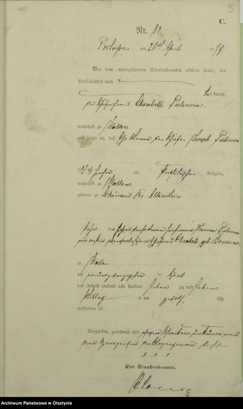 image.from.unit.number "Sterbe-Haupt-Register Nr 11 - 24"