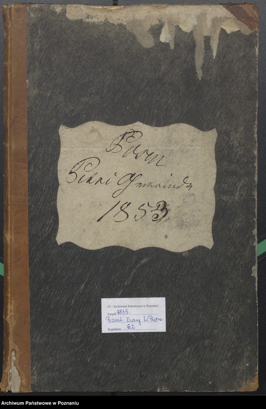 Obraz 2 z jednostki "Verzeichniss der Gebornen und Getauften, Getrauten, Verstorbenen"