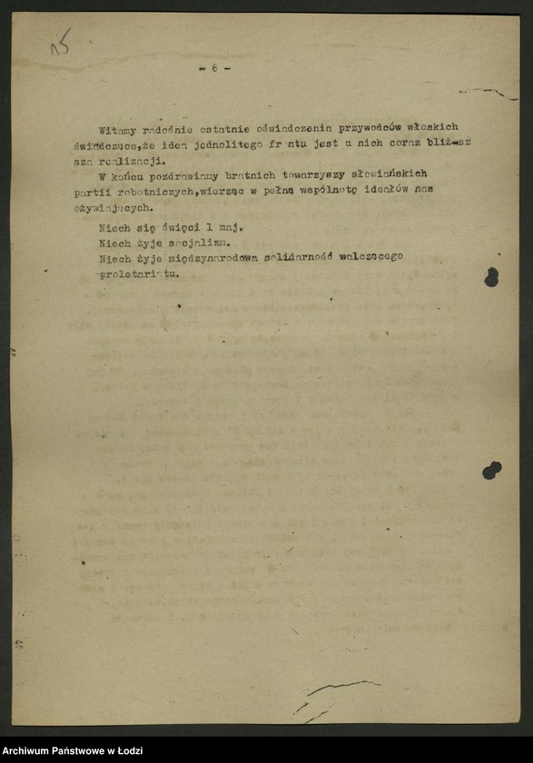 Obraz 16 z jednostki "Instrukcje [i okólniki] międzypartyjne CKW PPS i KC PPR"