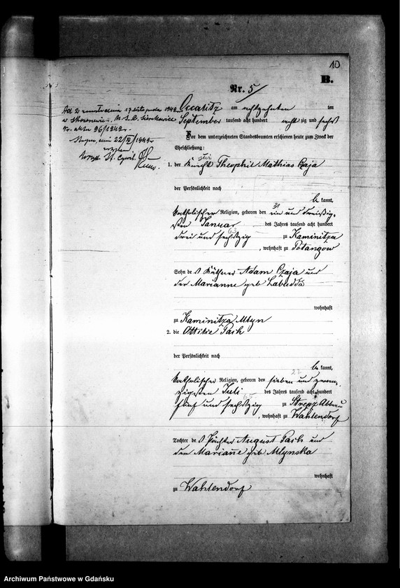 image.from.unit.number "Księga małżeństw"