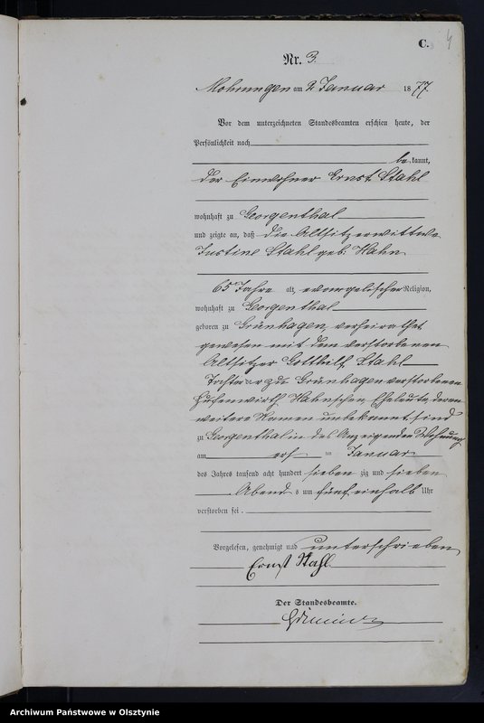 image.from.unit.number "Sterbe-Haupt-Register Nr 1 - 165"