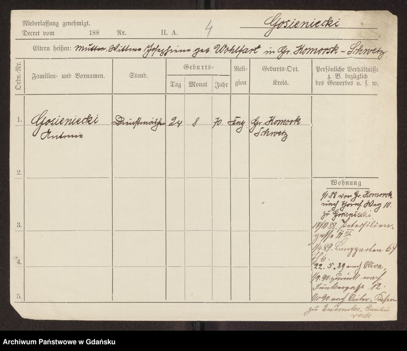 image.from.unit.number "Karty meldunkowe: Gosebruch - Gottschalk"