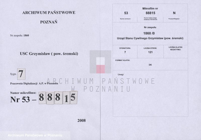 Obraz 1 z jednostki "Księga urodzeń"