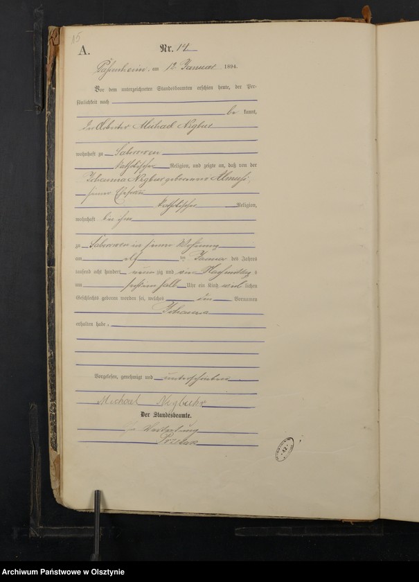 image.from.unit.number "Geburts-Haupt-Register Nr 1 - 265"