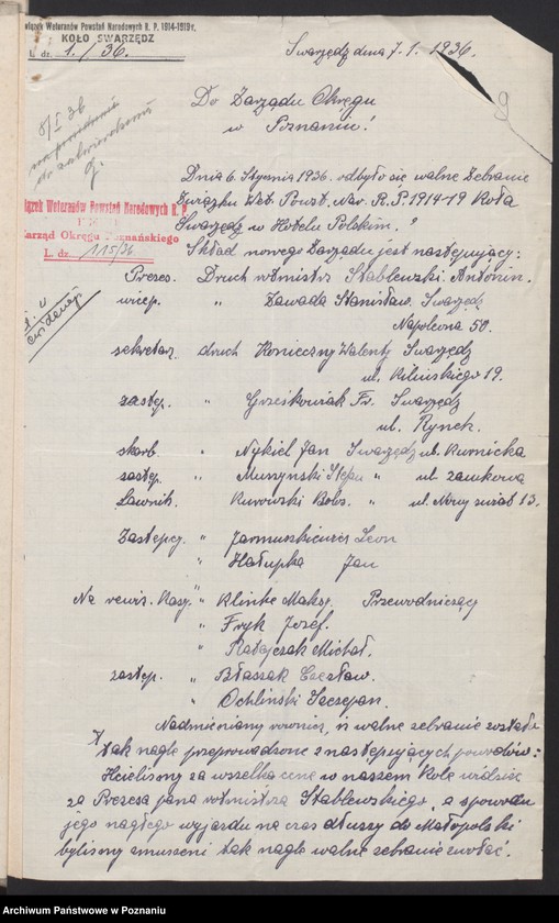 Obraz 14 z jednostki "Swarzędz, powiat Poznań - akta koła."