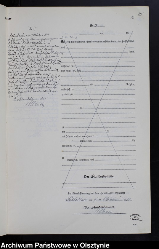 image.from.unit.number "Sterbe-Neben-Register Nr 1 - 26"