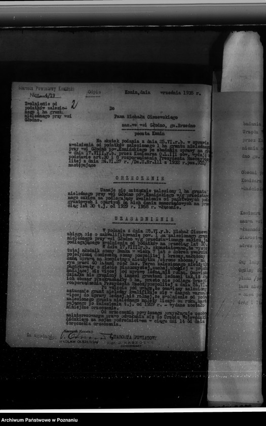 Obraz 6 z jednostki "Gmina Brzeźno powiat koniński /nadzór nad gospodarką leśną/"