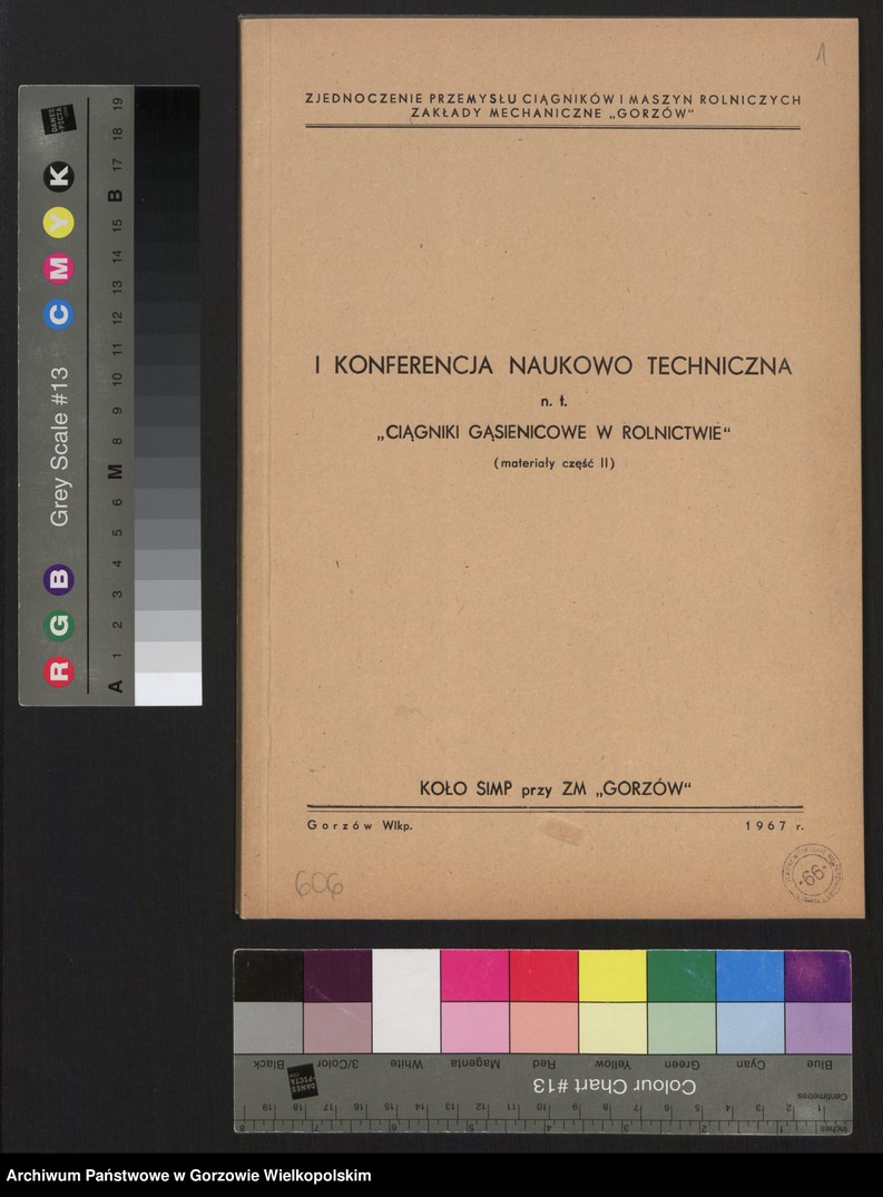 image.from.unit.number "Konferencja naukowo-techniczna n.t. "Ciągniki gąsienicowe w rolnictwie" (materiały część II)"