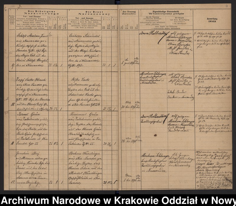 Obraz 6 z jednostki "Księga małżeństw"