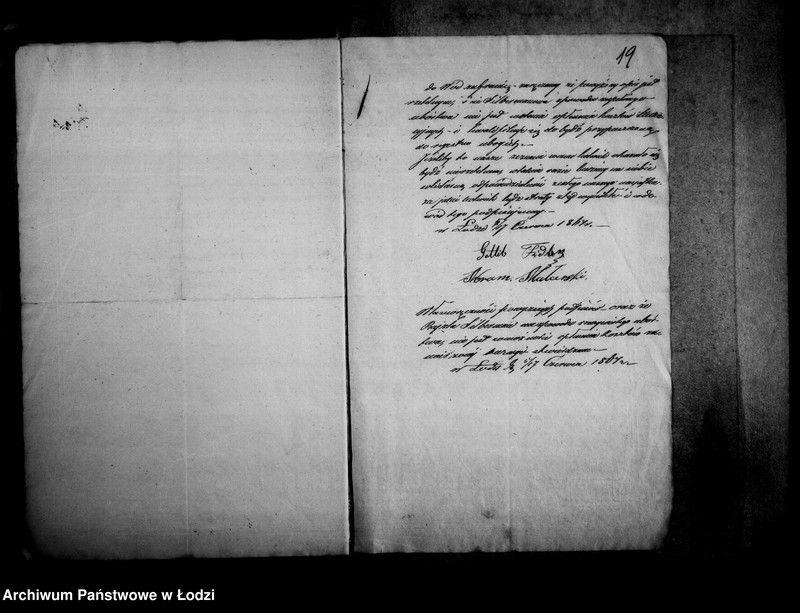 Obraz 18 z jednostki "Akta w przedmiocie attestów ubóstwa"