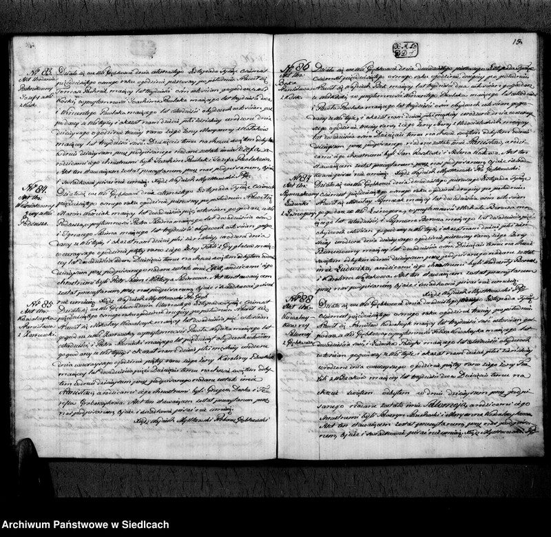 Obraz 17 z jednostki "Akta urodzin, małżeństw, zgonów"