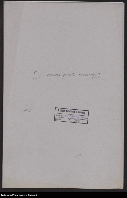 Obraz 2 z jednostki "[Spis ludności powiatu tczewskiego]"