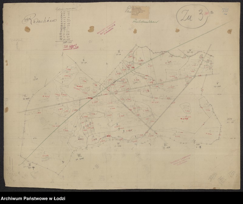 Obraz 2 z jednostki "Szkic folwarku Raduchów"