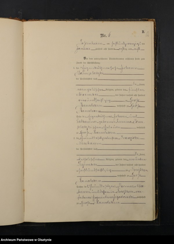 image.from.unit.number "Heiraths-Haupt-Register Nr 1 - 29"