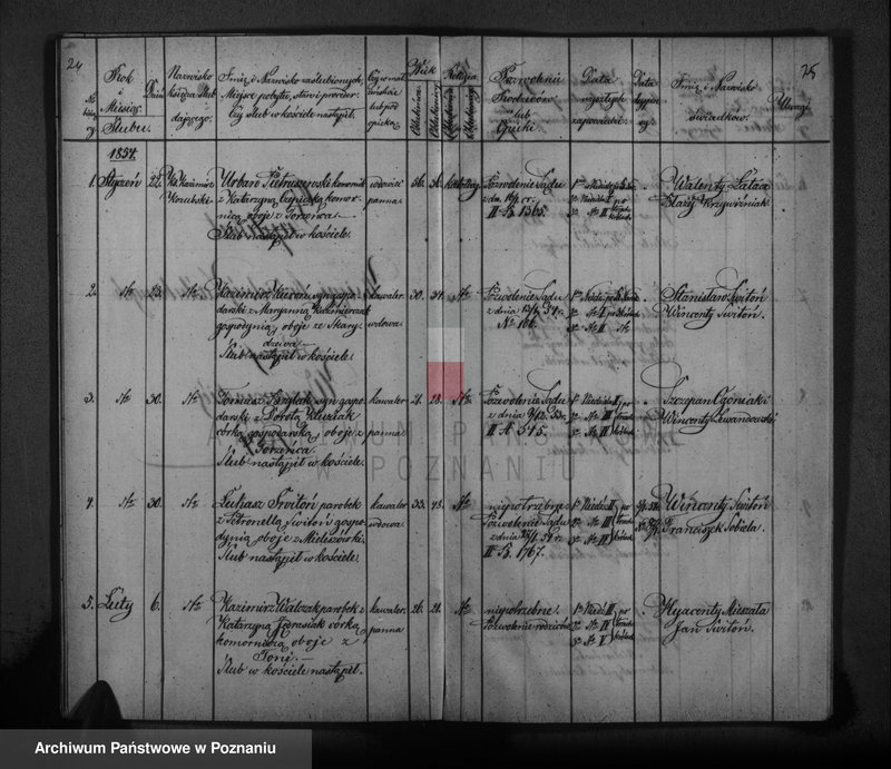 Obraz 17 z jednostki "Księga urodzonych, zaślubionych i zmarłych"