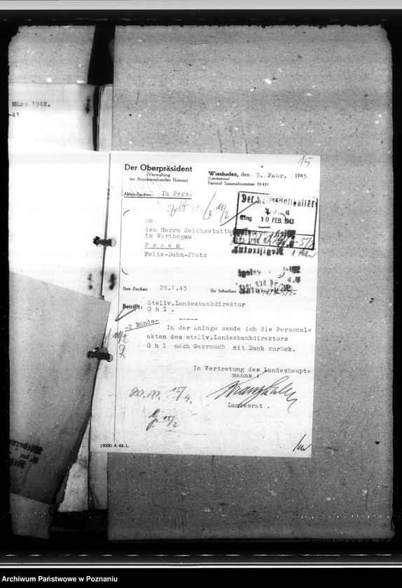 Obraz 19 z jednostki "Landesbank und Girozentrale Wartheland"