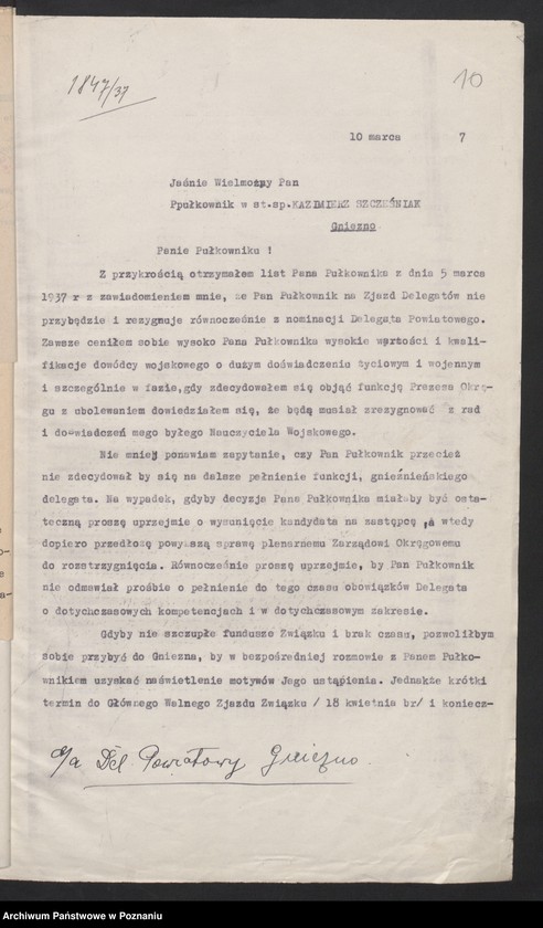 Obraz 13 z jednostki "Gniezno - akta delegata powiatowego."