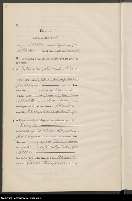 image.from.unit.number "Heiratsregister"