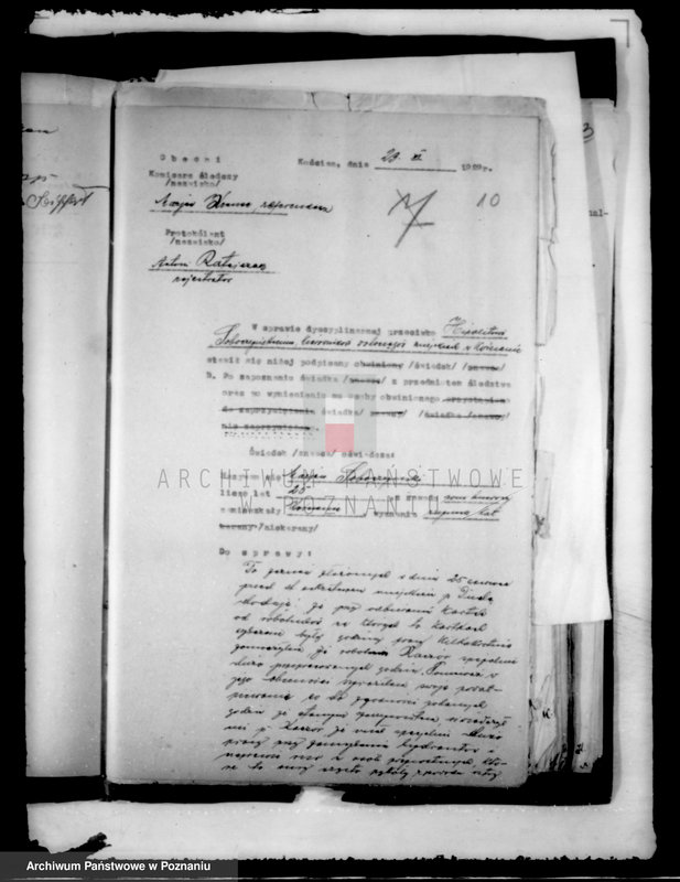 Obraz 14 z jednostki "Sprawy różne miasta Kościana"