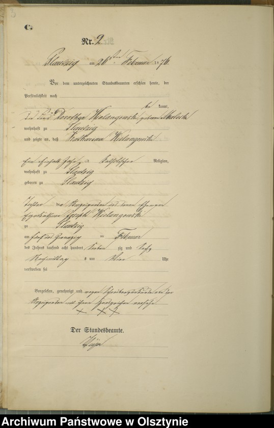 image.from.unit.number "Sterbe-Haupt-Register Nr 1 - 13"