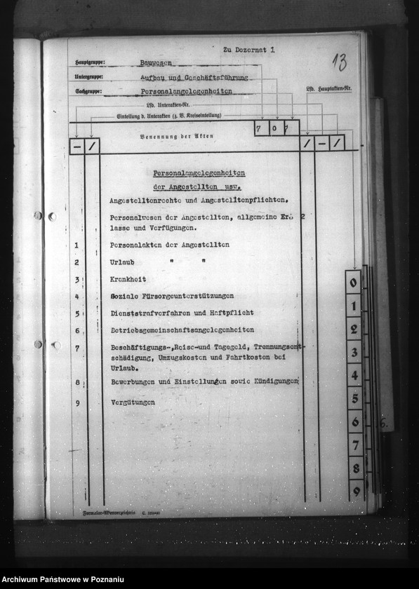 Obraz 17 z jednostki "Registratur- Hochbau"
