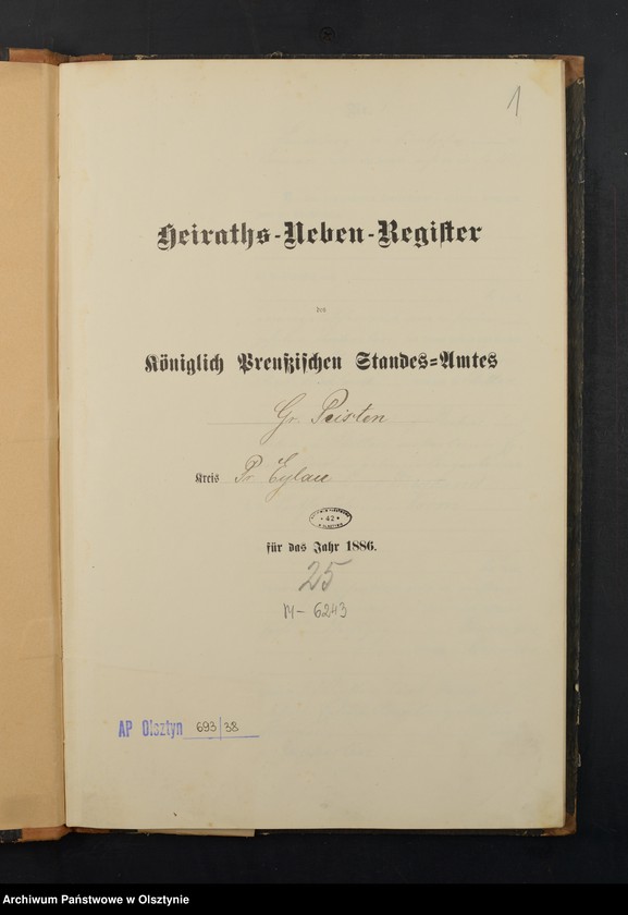 image.from.unit.number "Heiraths-Neben-Register Nr 1 - 24"