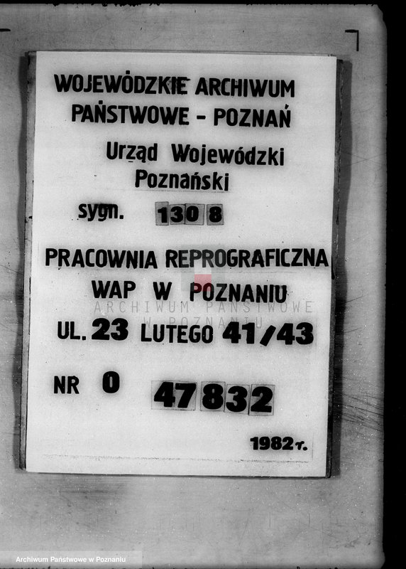Obraz 1 z jednostki "/Związki i stowarzyszenia/ różne sprawy"