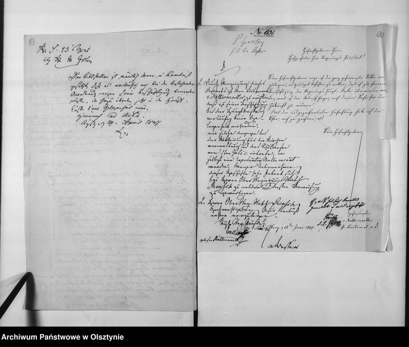 image.from.unit.number "Bescheftigung des Premier-Lieutenents a.d. von Nattermoeller"