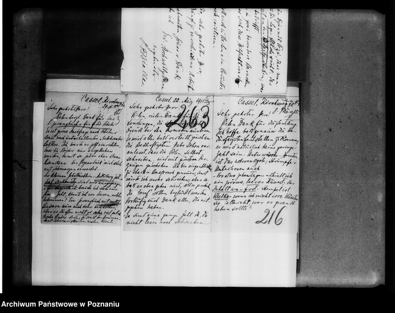 Obraz 7 z jednostki "Korespondencja- listy jeńców wojennych o pomoc materialną z obozu Cassel."