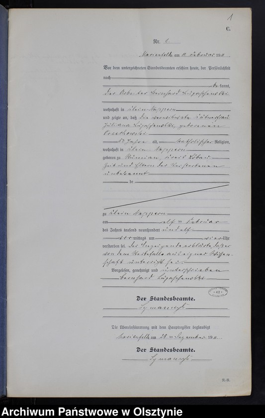 image.from.unit.number "Sterbe-Neben-Register Nr 1 - 32"