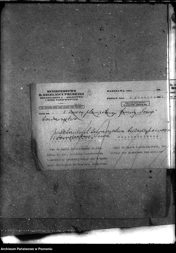 Obraz 16 z jednostki "Sprawy gospodarcze-ogólne Obstalunki na polecenia z Warszawy"