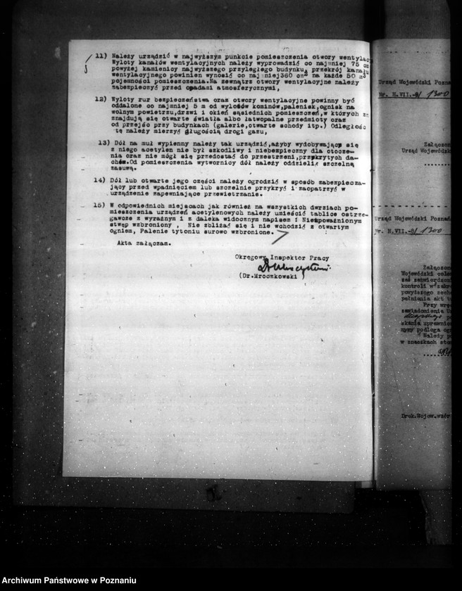 Obraz 9 z jednostki "Zatwierdzenie zakładu przemysłowego /centrali acetylenowej/ firmy H. Cegielski Spółka Akcyjna w Poznaniu"