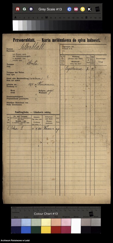 image.from.unit.number "[Spis ludności Łodzi] Zilberblatt - Zilberszpic"