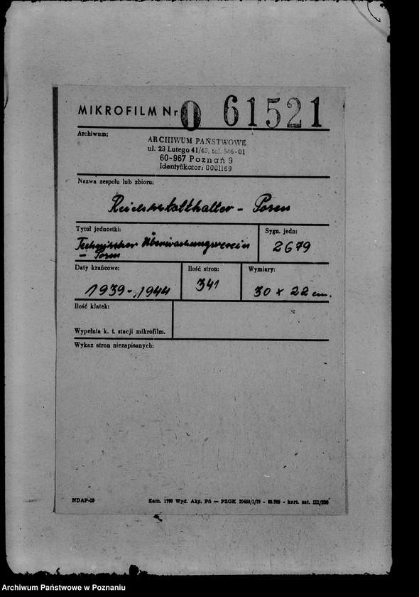 Obraz 2 z jednostki "Technischer Überwachungsverein - Posen"