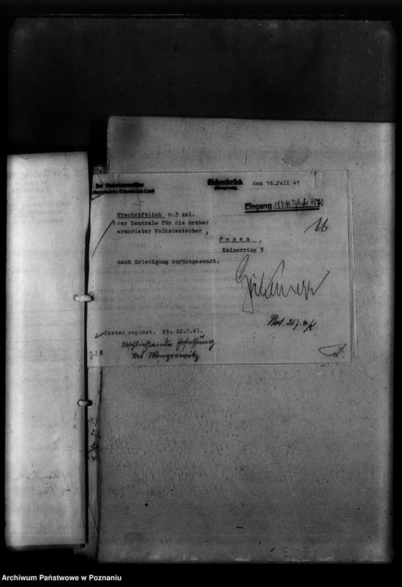 Obraz 20 z jednostki "Kreis Wongrowitz (Wągrowiec). Wykazy miejscowych Niemców, którzy zginęli w 1939 roku - korespondecja"