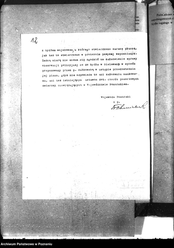 Obraz 16 z jednostki "Sprawy szczegółowo-Zaraza płucna - Toruń"