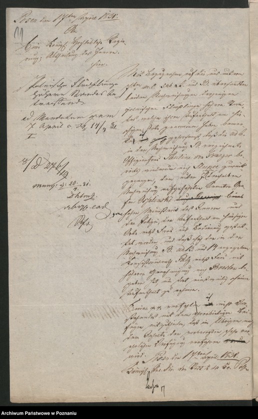 Obraz 13 z jednostki "A. betr. die Behandlung der polnischen Flüchtlinge höheren Standes"