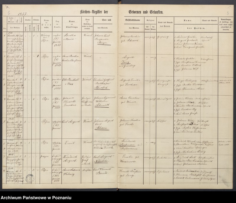 Obraz 4 z jednostki "[Akta urodzeń i chrztów, ślubów, zgonów]"