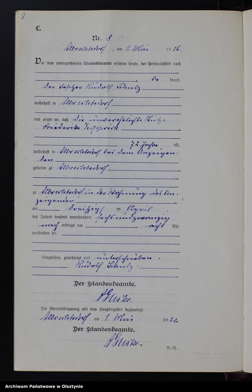 image.from.unit.number "Sterbe-Neben-Register Nr 1 - 18 [ Księga zgonów - wtóropis ]"