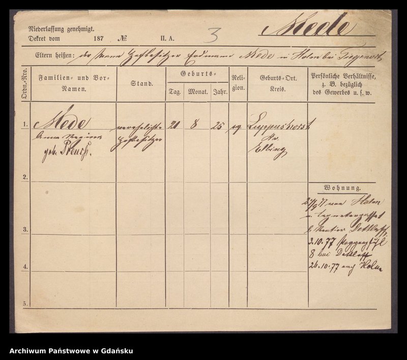 image.from.unit.number "Karty meldunkowe: Medau - Mehder"