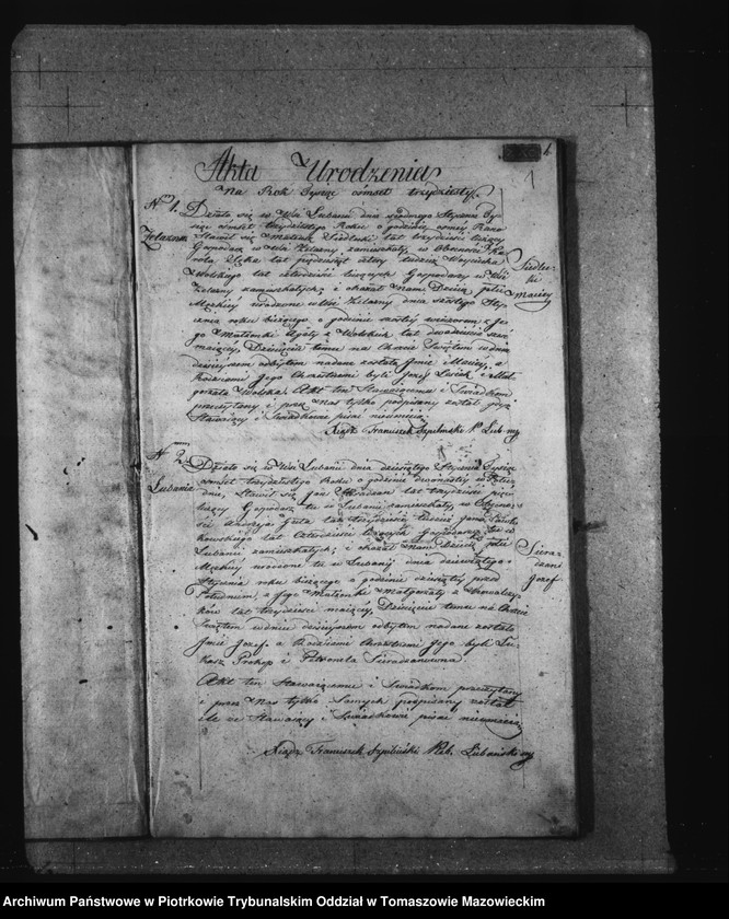 Obraz 5 z jednostki "Duplikat Aktów Religijno Cywilnych Parafij Lubańskiey na Rok 1830"