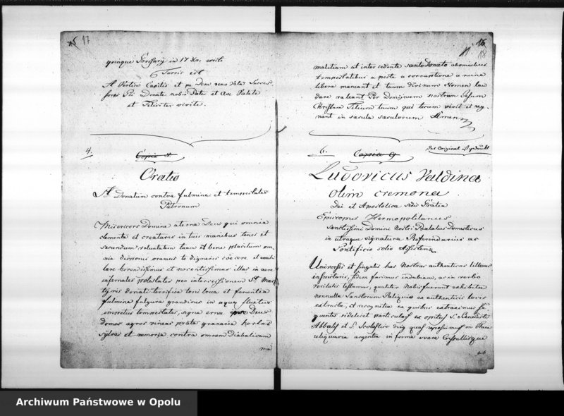 Obraz 15 z jednostki "Die im Jahre 1818 erfolgte Abnahme und Wiederaufsetzung des Knopfes auf dem hiesigen Rathaus - Thurme so wie die darinn gefundenen als auch jetzt wiederum hieneingethanen Nachrichten Vol. X"