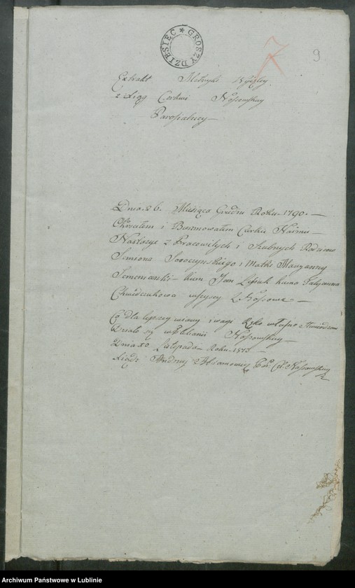 image.from.unit.number "Alegaty do ksiąg urodzeń, zapowiedzi, małżeństw i zgonów z lat 1813 - 1816"