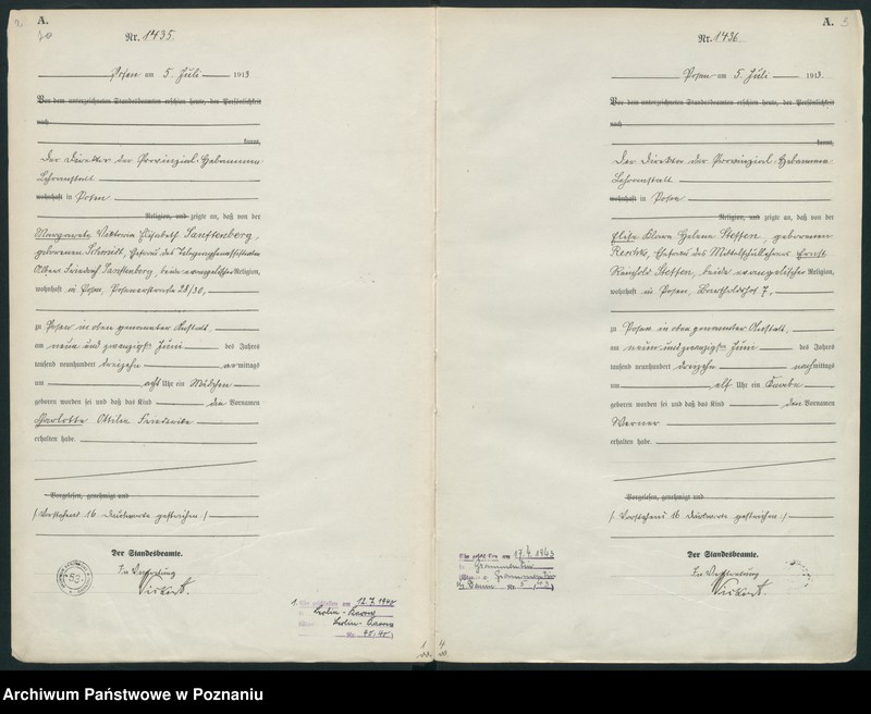 Obraz 4 z jednostki "Księga miejscowa urodzeń tom IV [Rejestr główny urodzeń]"