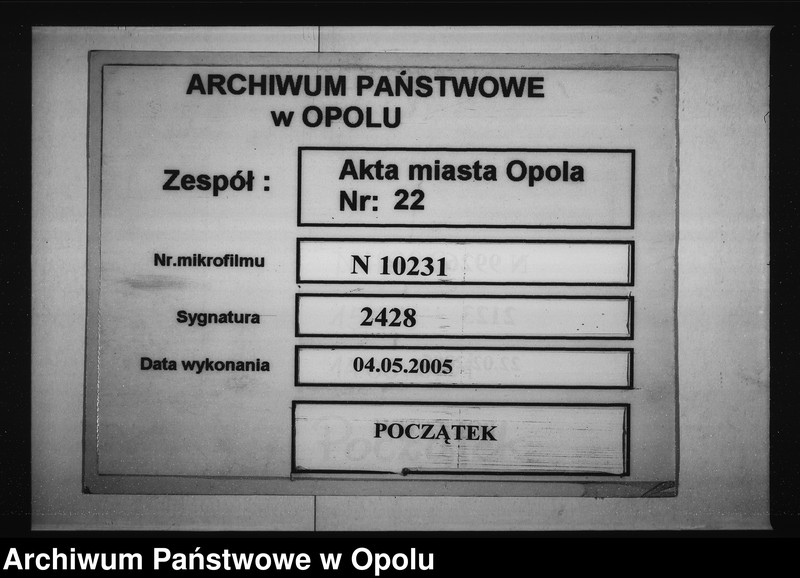 Obraz 1 z jednostki "Acta des Magistrats zu Oppeln betreffend die Einreichung der Nachweisung von dem Schulbesuch der jüdischen Kinder an das Königl[iche] Landraths=Amt. pro 1829"